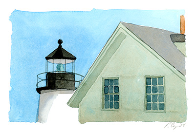 Pemaquid Point Lighthouse, detail