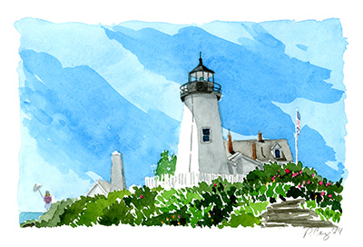 Pemaquid Point Lighthouse, Plein Air Day